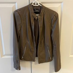 Express faux leather jacket
